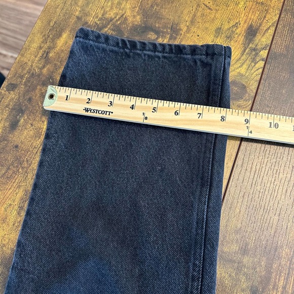 Reformation jeans women’s size 29 straight black Seattle wash high rise short - Picture 11 of 12